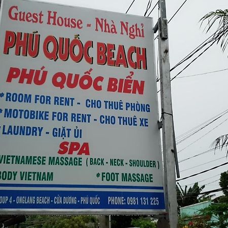 Phu Quoc Beach Guesthouse Eksteriør bilde